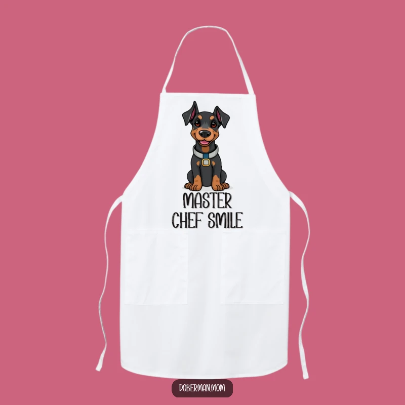 Funny Doberman Confidence Apron: Look Good While You Cook, Perfect Humorous Gift