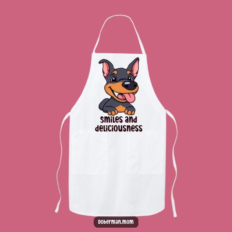 Funny Doberman Apron: Happy Cook's Companion, Perfect Funny Gift for Kitchen Fun