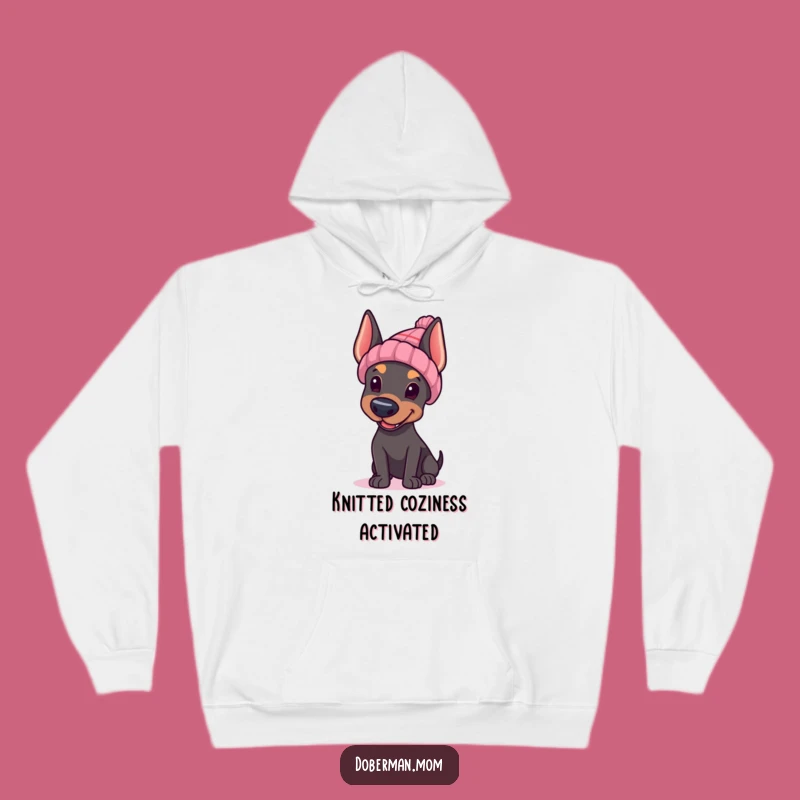 Funny Doberman Hat Wave Hoodie: Ultimate Cozy Comfort, Adorable Gift