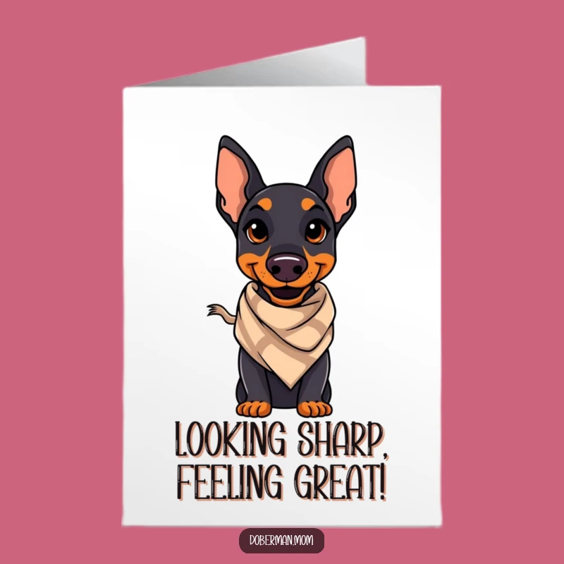 Chic Birthday Free Printable: Doberman Style Icon DIY Gift