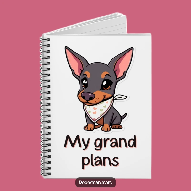 Funny Doberman Adventure Notebook Hilarious Journal for Explorers