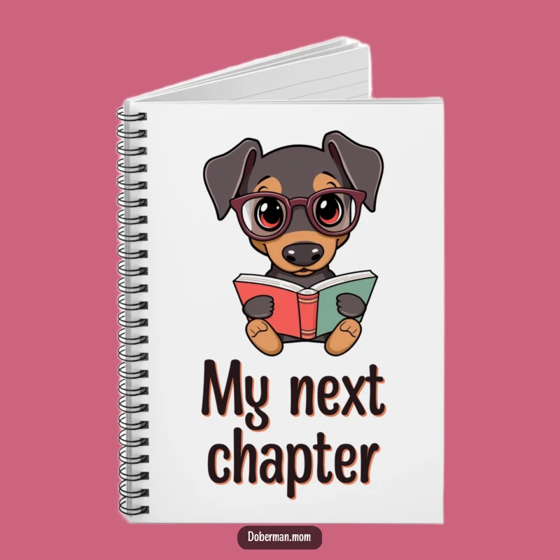 Funny Doberman Journal - Hilarious Dog Reading Notebook Gift