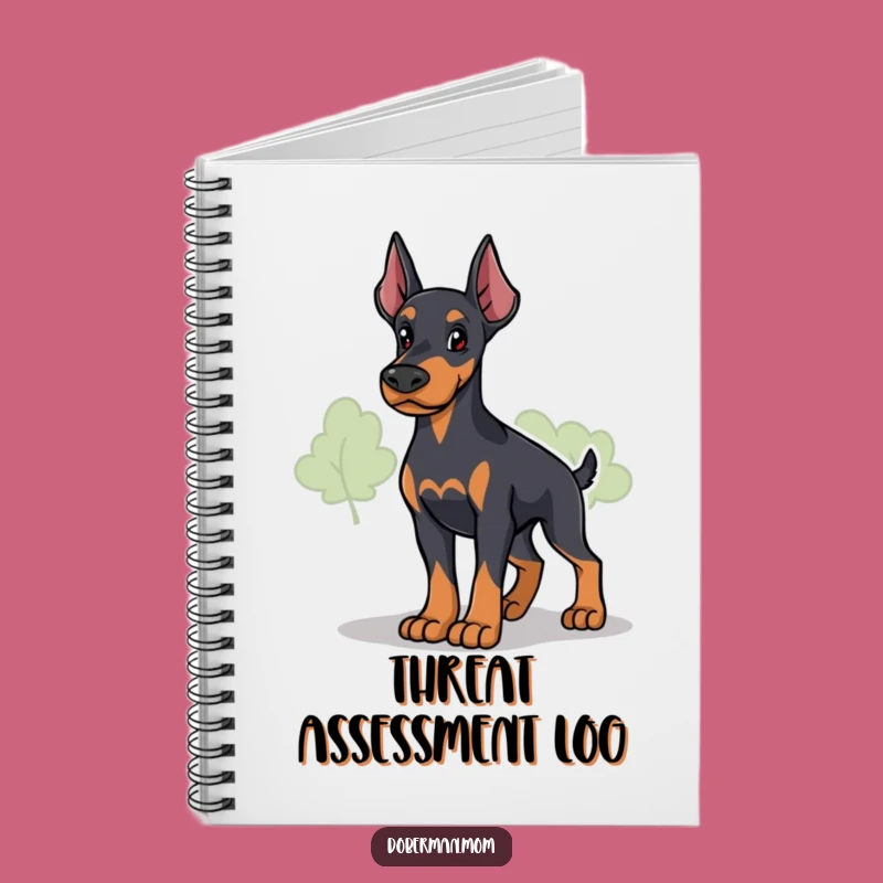 Funny Loyal Doberman Guardian Notebook: Record Vigilant Thoughts with Canine Style Gift