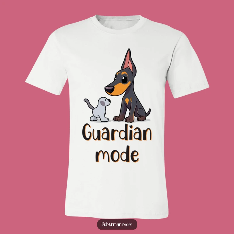 Protective Doberman T-Shirt: Funny Guardian of the Toy Tee