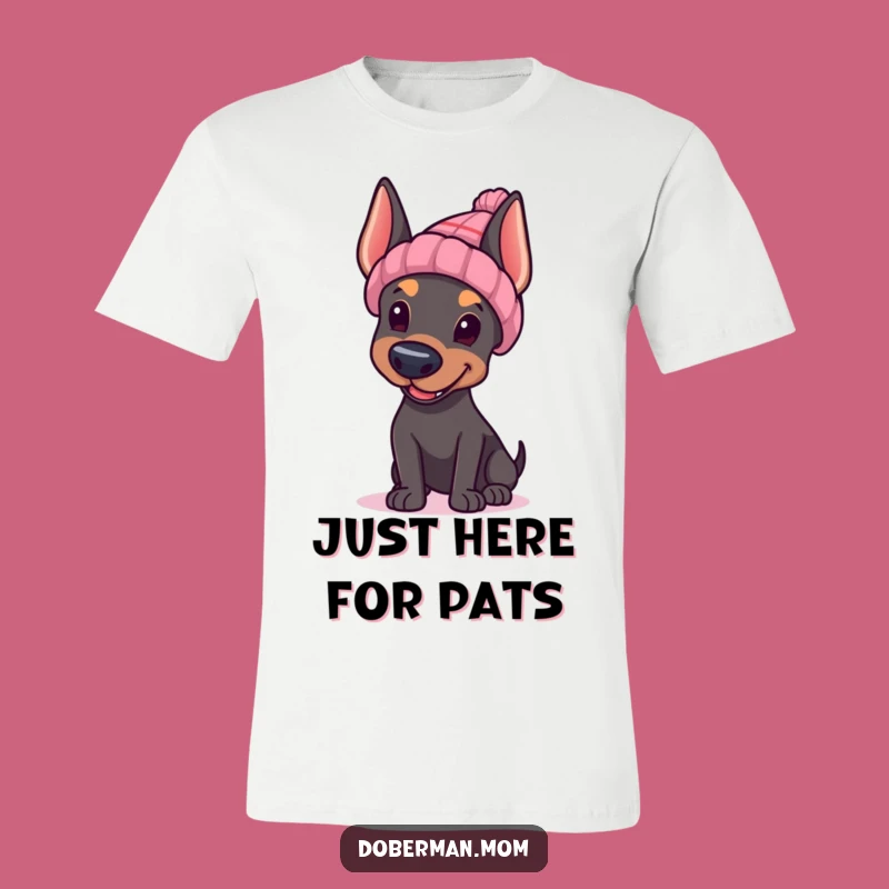 Funny Doberman Hat Wave T-Shirt: Cozy Canine Style, Great Gift