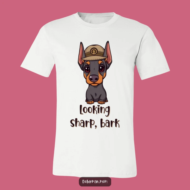 Funny Doberman Hat T-Shirt: Important Dog Style, Classy Humor Gift